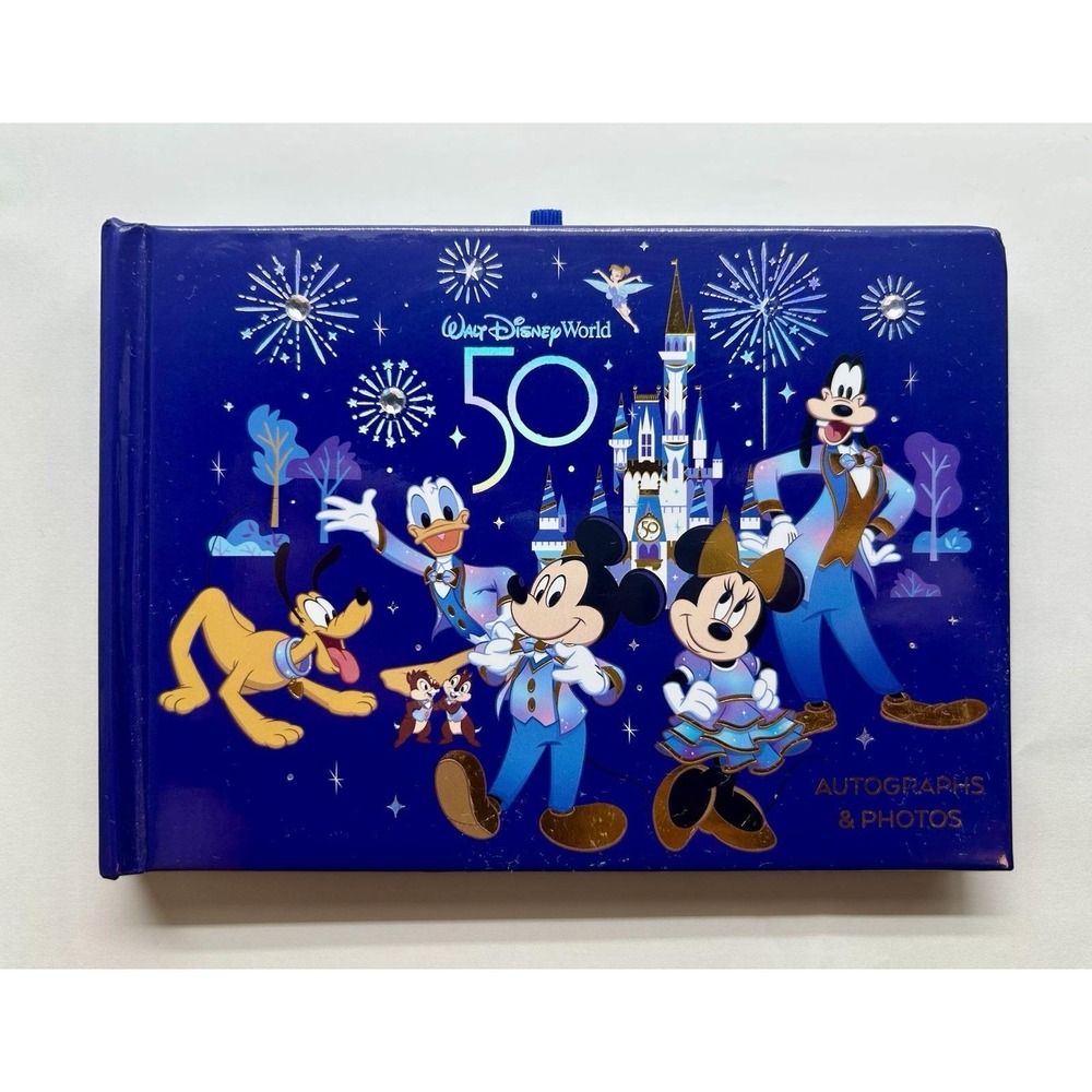 Walt Disney World 50th Anniversary Mickey & Friends Autographs & Photos Book